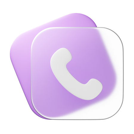 Telefon  3D Icon