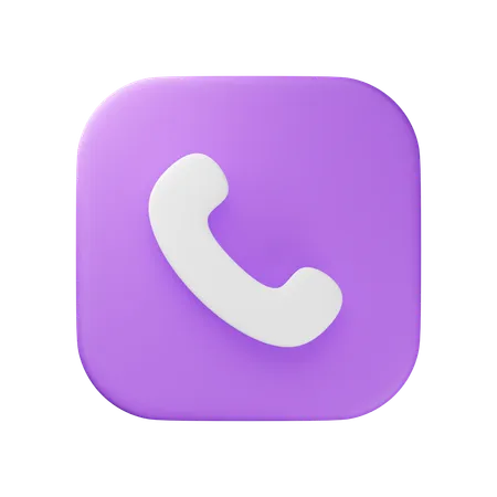 Telefon  3D Icon