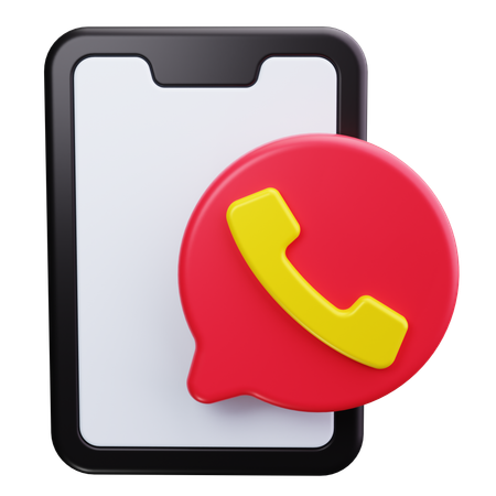 Telefon  3D Icon