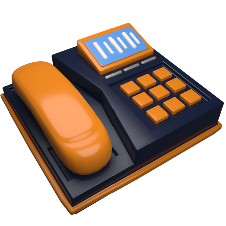 Telefon  3D Icon