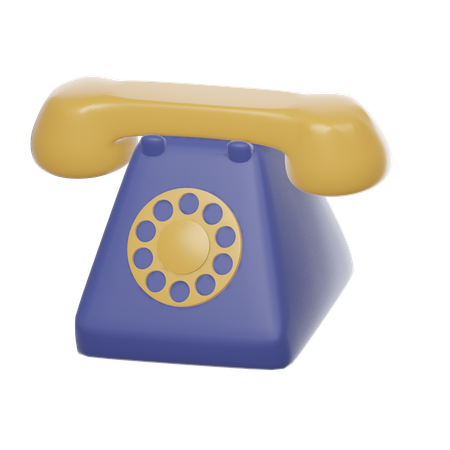 Telefon  3D Icon