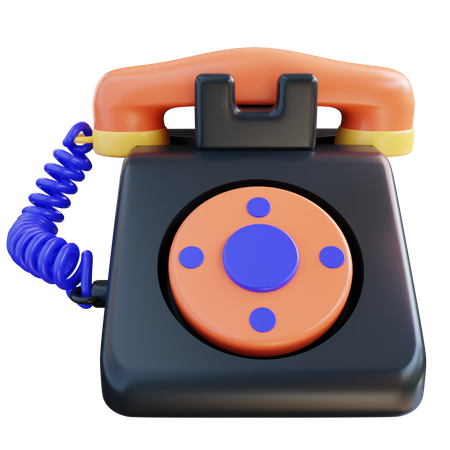 Telefon  3D Icon