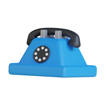 Telefon  3D Icon