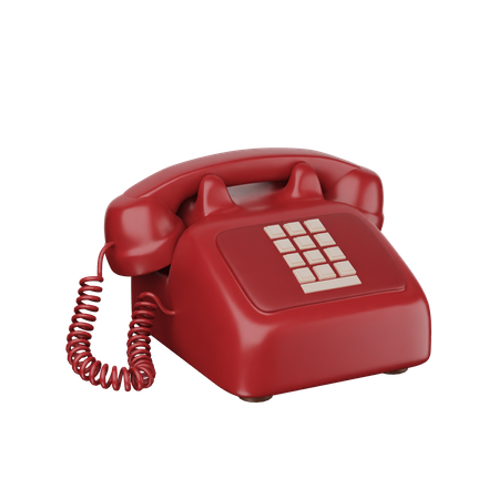 Telefon  3D Icon