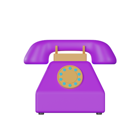 Telefon  3D Icon