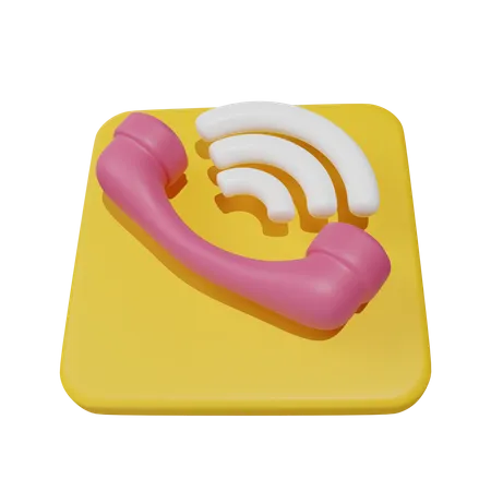 Telefon  3D Icon