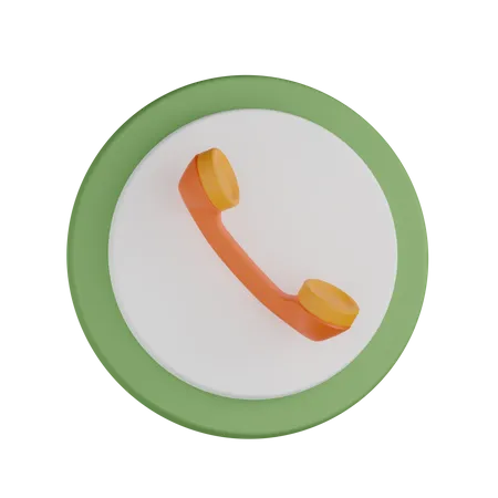 Telefon  3D Icon