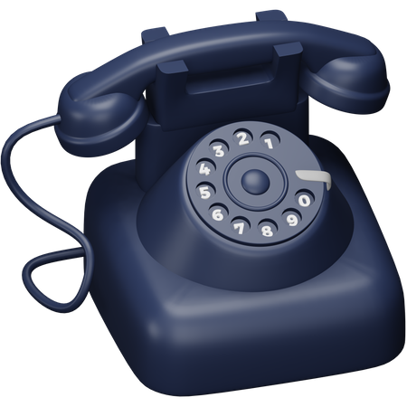 Telefon  3D Icon