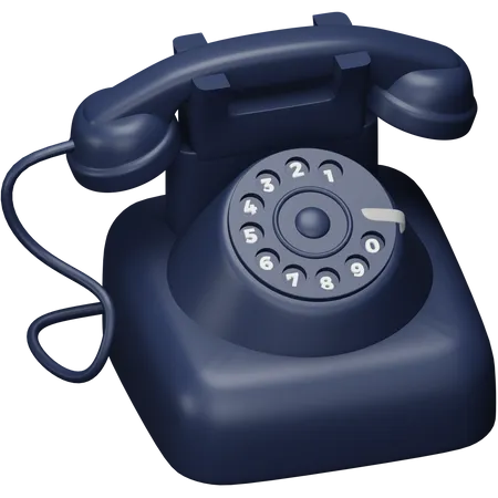 Telefon  3D Icon