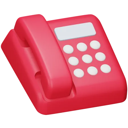 Telefon  3D Icon