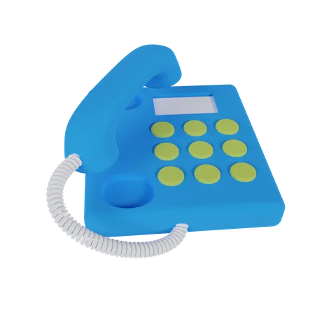 Telefon  3D Icon