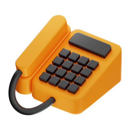 Telefon  3D Icon