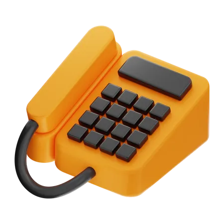 Telefon  3D Icon