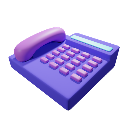 Telefon  3D Icon