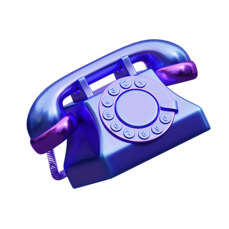 Telefon  3D Icon