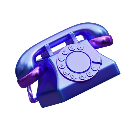 Telefon  3D Icon