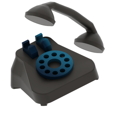 Telefon  3D Icon