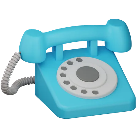 Telefon  3D Icon