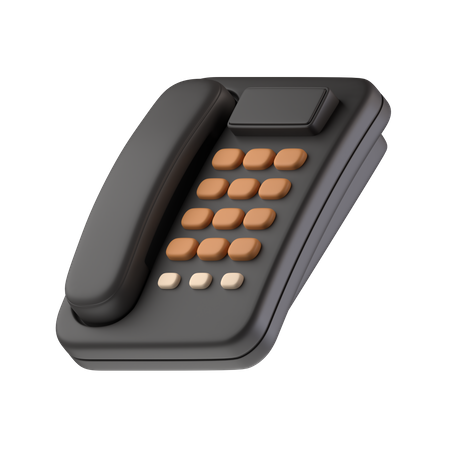 Telefon  3D Icon