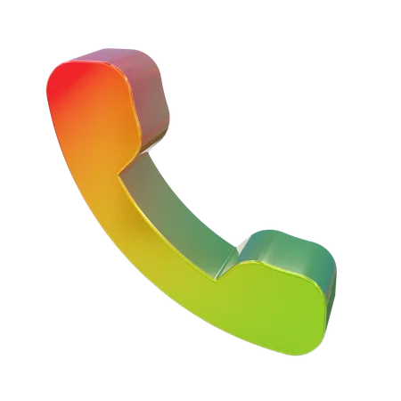 Telefon  3D Icon