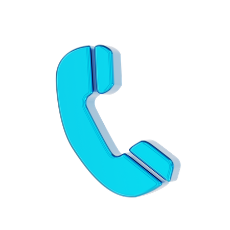 Telefon  3D Icon