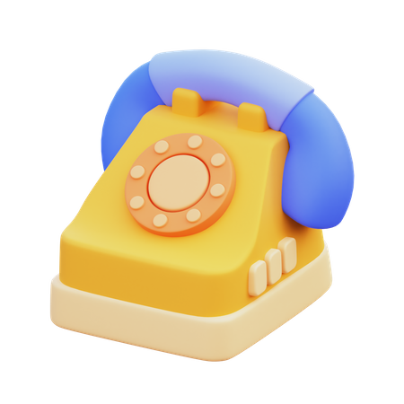 Telefon  3D Icon