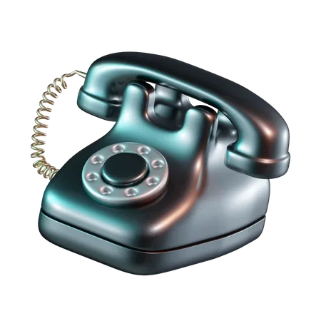 Telefon  3D Icon