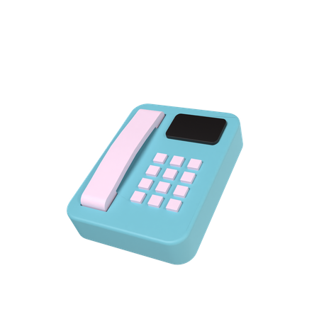 Telefon  3D Icon