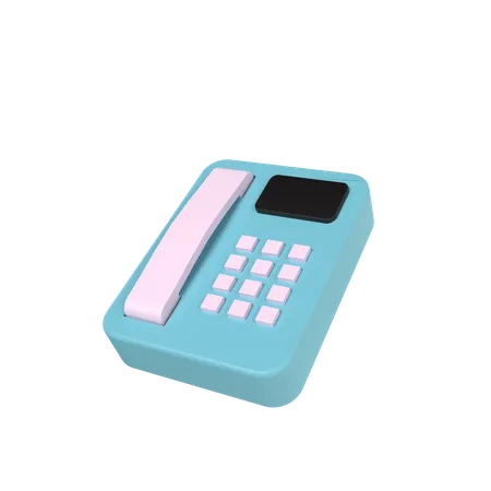 Telefon  3D Icon