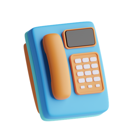 Telefon  3D Icon