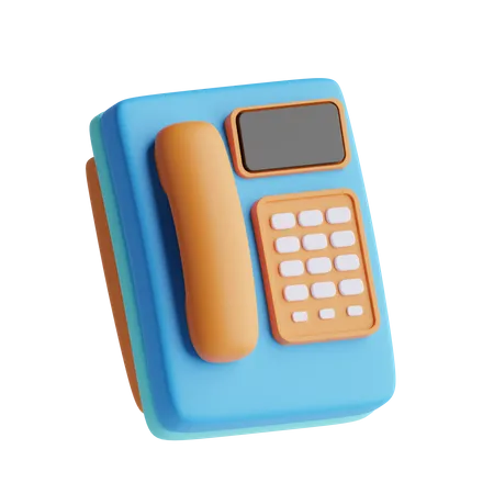 Telefon  3D Icon