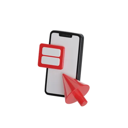 Telefon  3D Icon