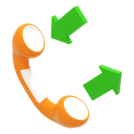 Telefon  3D Icon