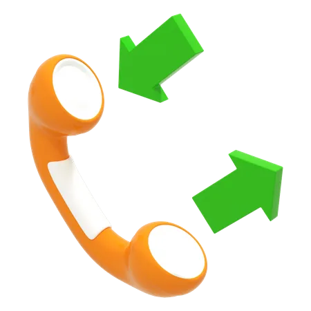 Telefon  3D Icon