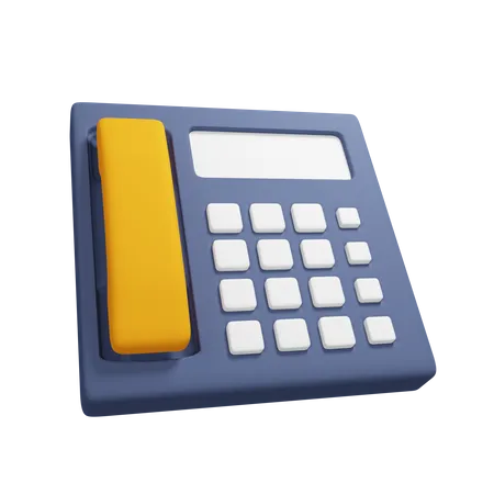 Telefon  3D Icon