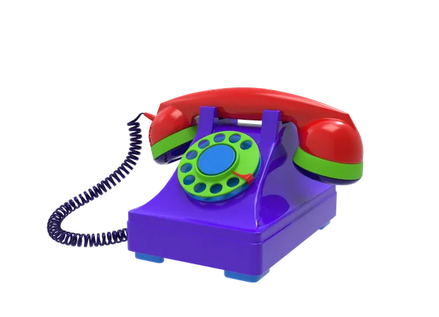 Telefon  3D Icon