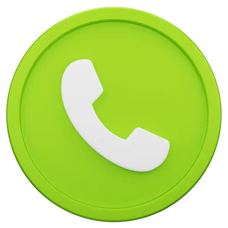 Telefonanruf genehmigen  3D Icon