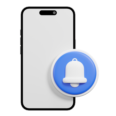 Telefonbenachrichtigung  3D Icon