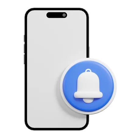 Telefonbenachrichtigung  3D Icon