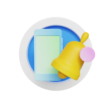 Telefonbenachrichtigung  3D Icon