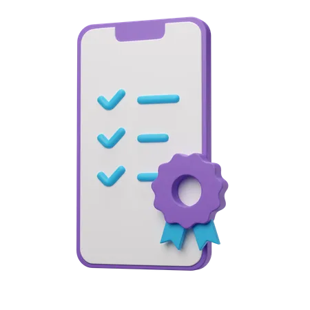 Telefoncheck  3D Icon