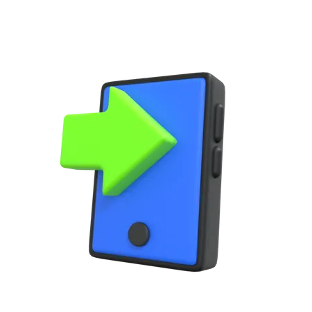 Telefon-Login  3D Icon