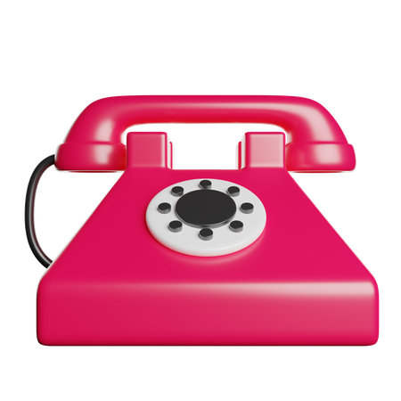 Telefon  3D Icon