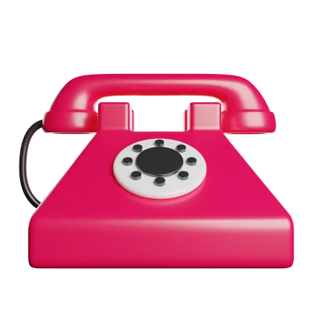 Telefon  3D Icon