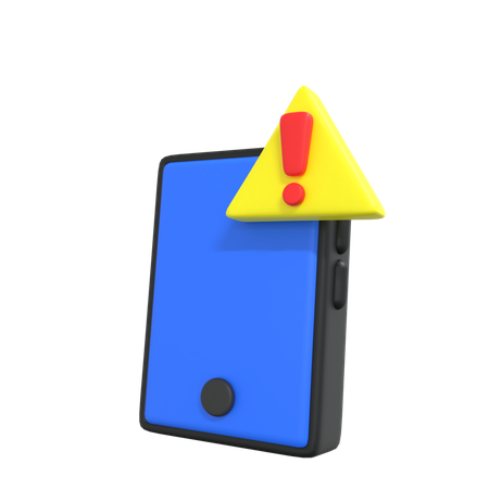 Telefonwarnung  3D Icon