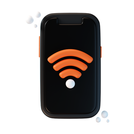 Telefon WLAN  3D Icon