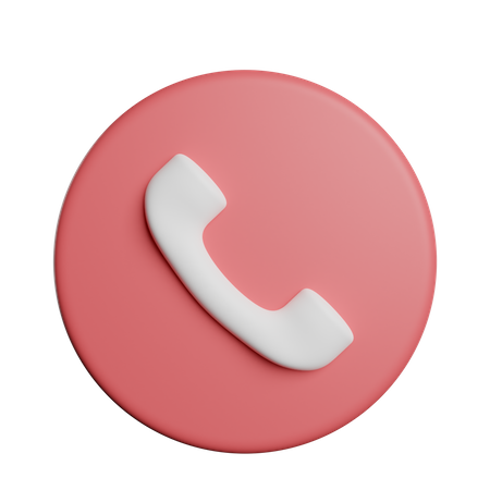 Telefonanrufsymbol  3D Icon