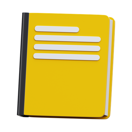 Telefonbuch  3D Icon