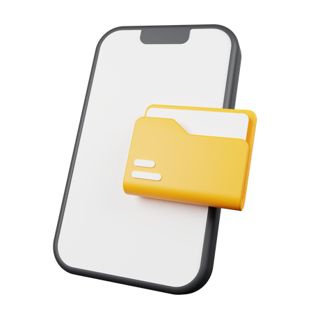 Telefondatei  3D Icon