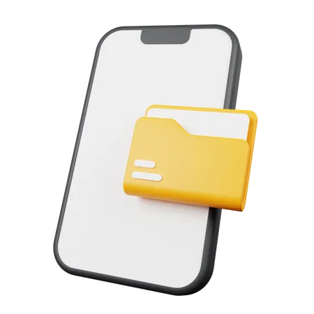 Telefondatei  3D Icon